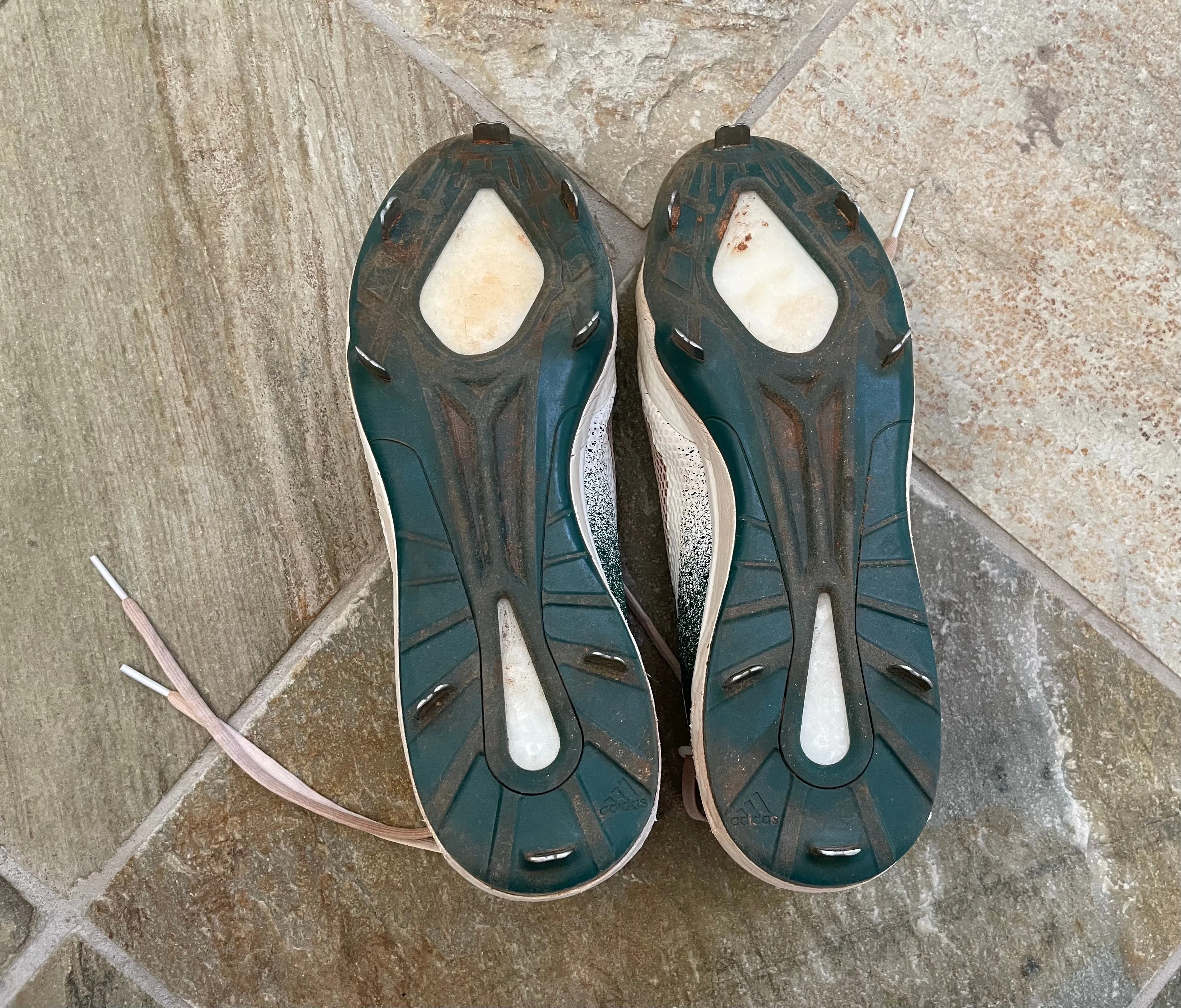 Oakland Athletics Sean Murphy Game Worn Adidas Baseball Cleats ### Adidas Gravel Shoes