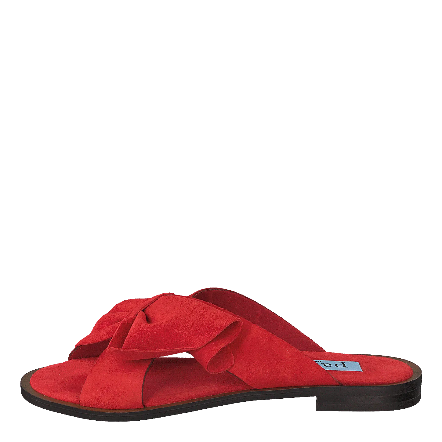 High Heels Flip Flops Velour Rosso