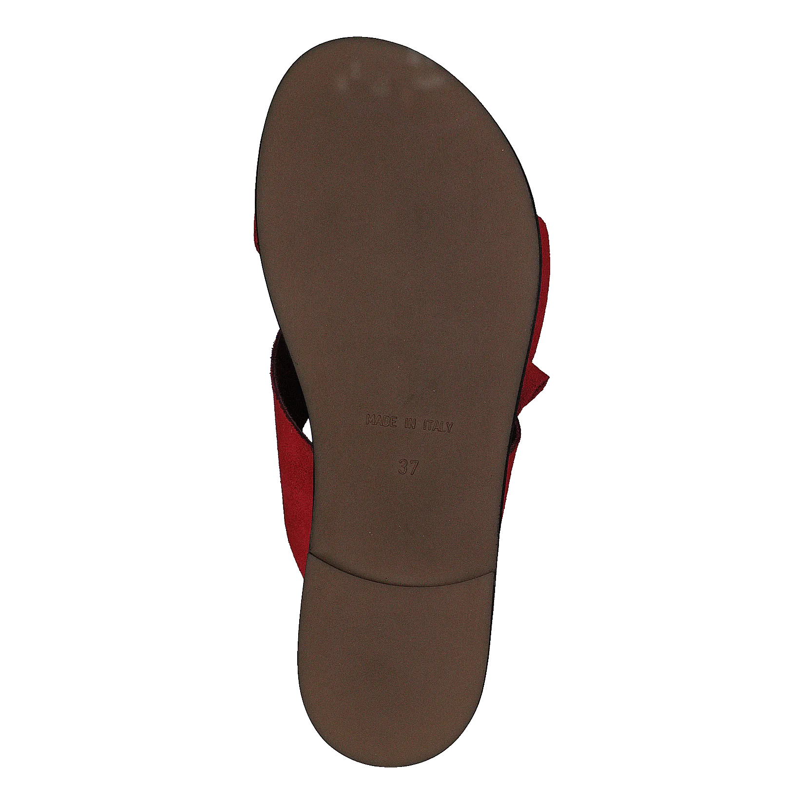 Good For Feet Flip Flops Velour Rosso