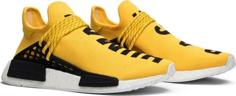 Pharrell x Adidas NMD Trail 'Human Race' Yellow Shoes Men Women Sneaker Sale All Size US 7-11 Adidas Shoes Platform