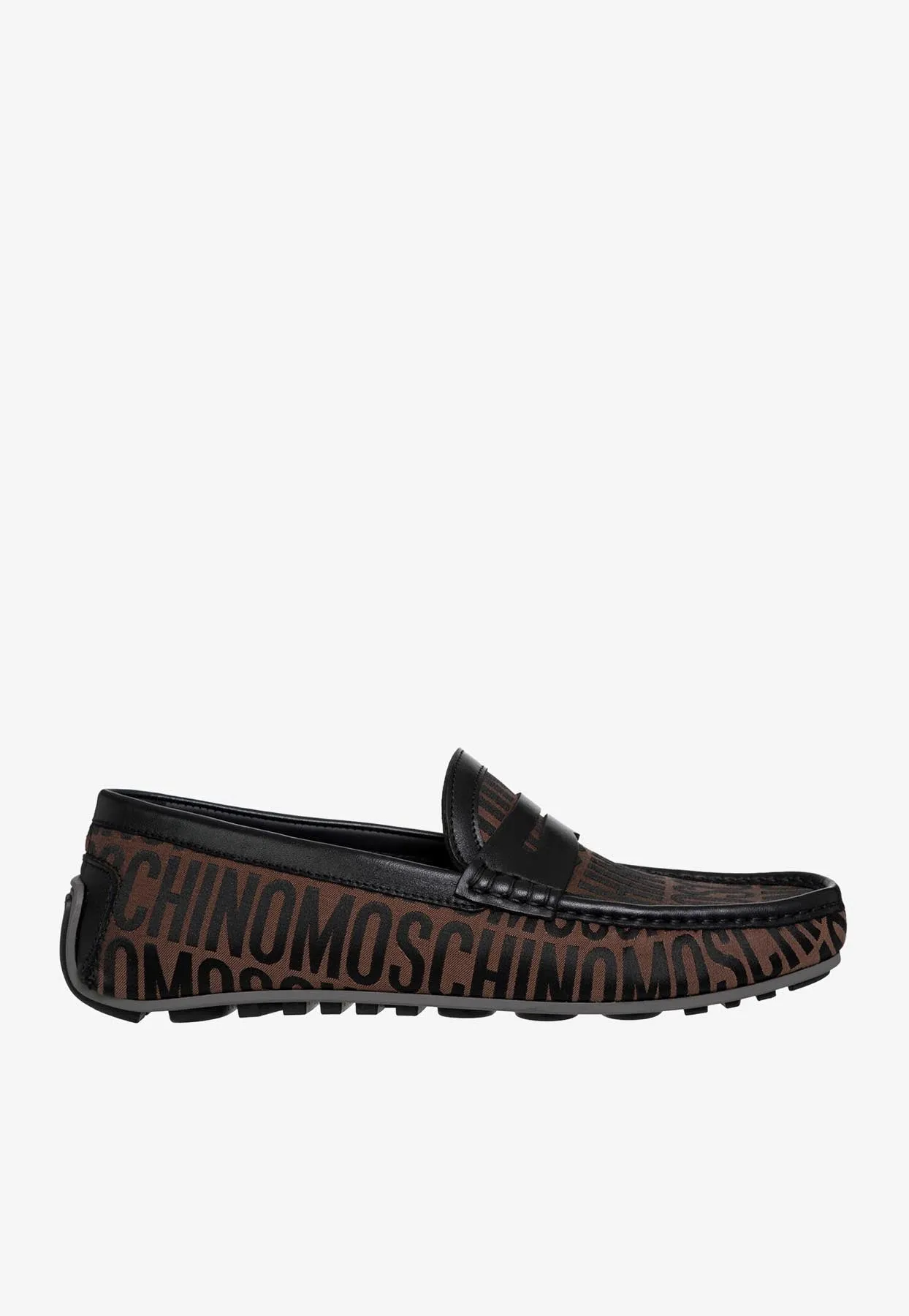 All-Over Jacquard Logo Driving Loafers Hey Dudes Paul Loafers