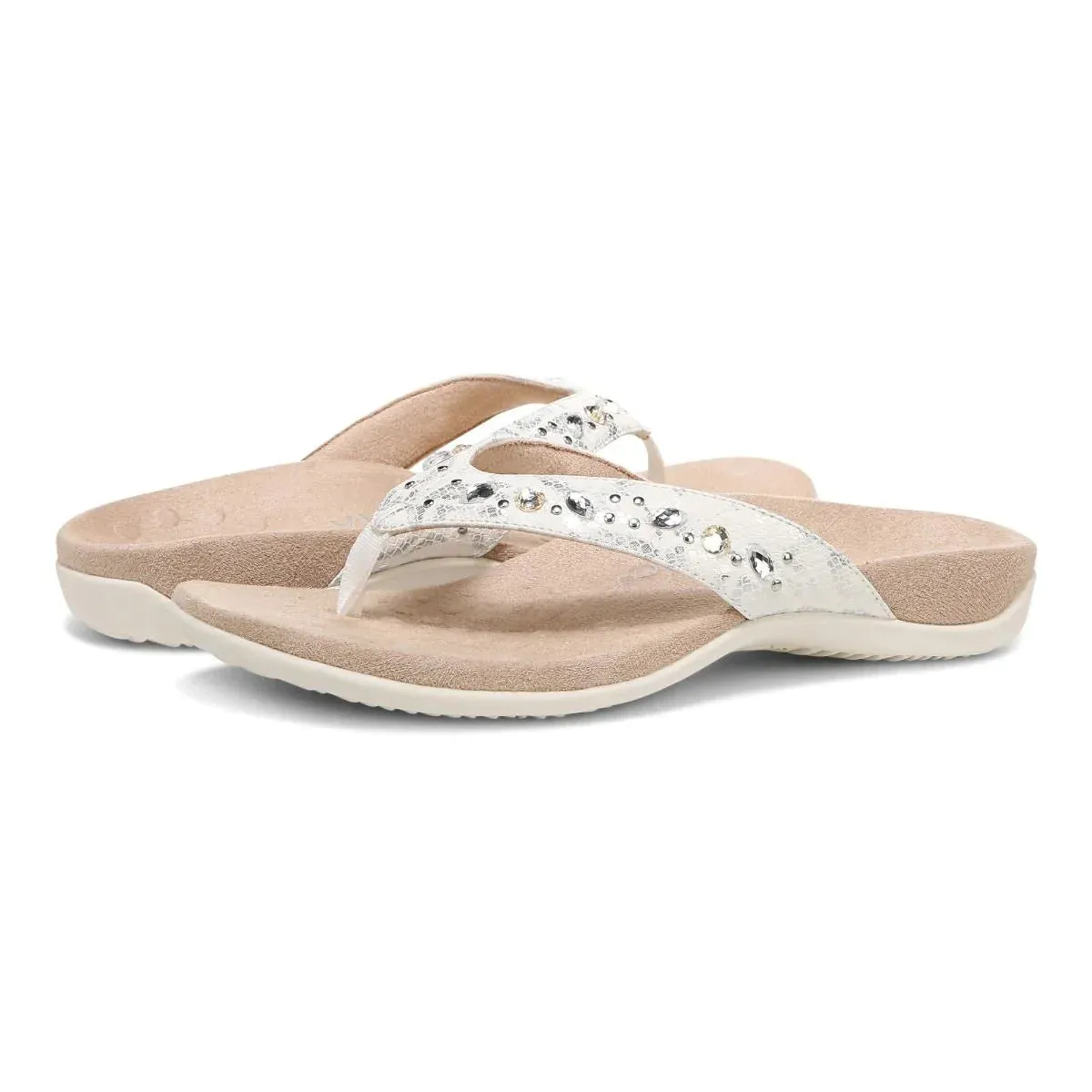 Lizard Flip Flops Vionic Lucia Toe Post Sandal Women's