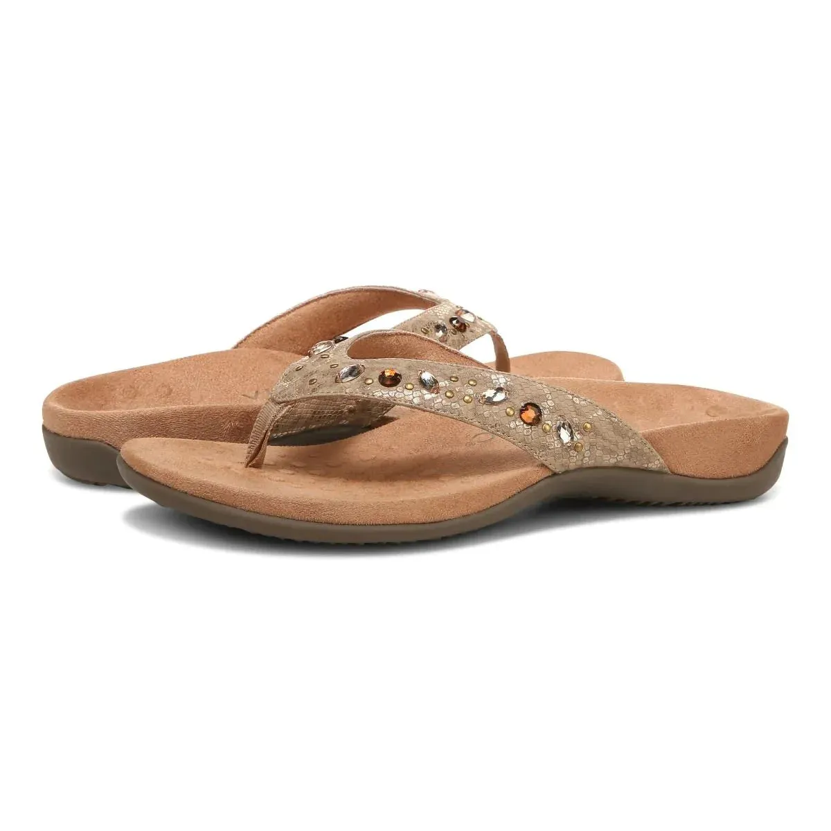 Vionic Lucia Toe Post Sandal Women's Wrap Around Ankle Flip Flops