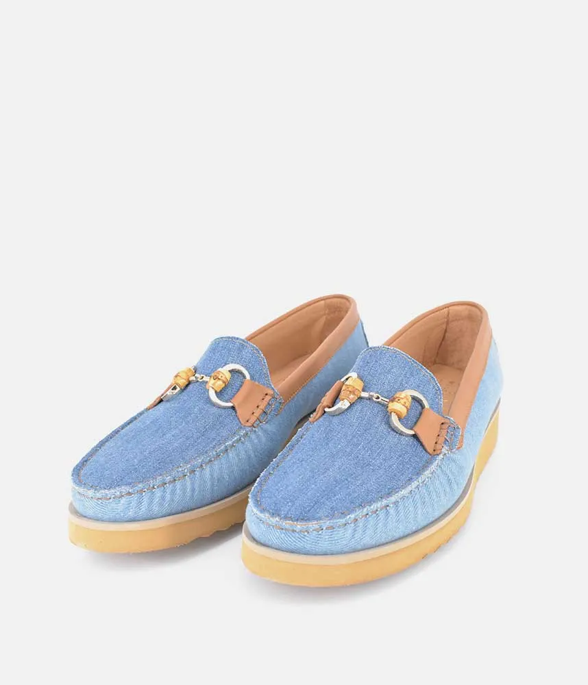 Chunky Loafers With Jeans Vittoria Mengoni Beautiful Denim Combi Loafers