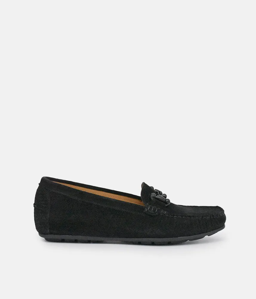 Gator Loafers Vittoria Mengoni Plush Black Loafers