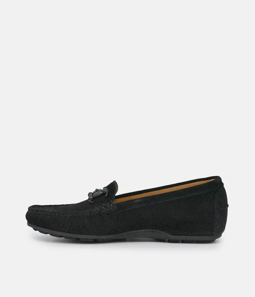 Beaumont Loafers Vittoria Mengoni Plush Black Loafers