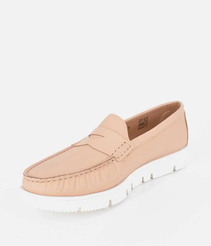 Vittoria Mengoni Premium Beige Loafers Castellano Loafers
