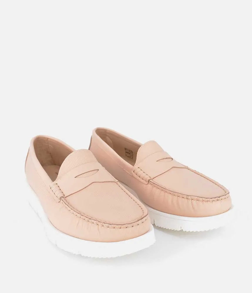 Vittoria Mengoni Premium Beige Loafers J Crew Loafers