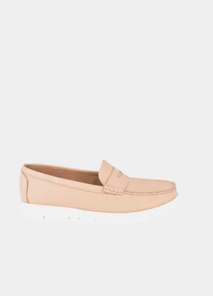 Vittoria Mengoni Premium Beige Loafers Ugg Penny Loafers