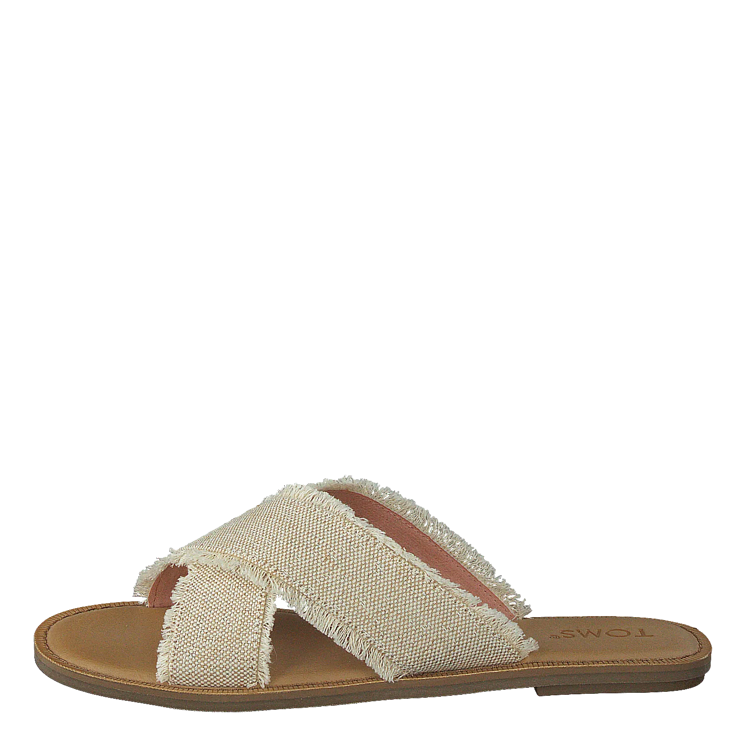 Viv Natural Metallic Jute Double Strap Flip Flops