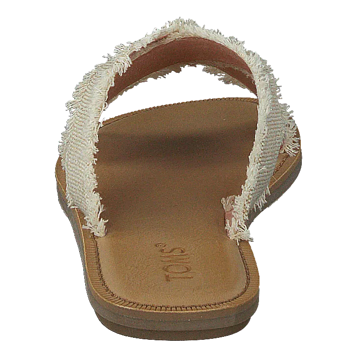 Split Toe Flip Flops Viv Natural Metallic Jute