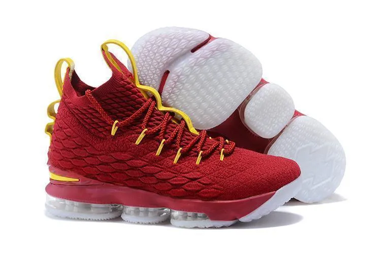 Asics Pronation Running Shoes Nike Lebron XV 15 Red Yellow Men Shoes !!! CYBER MONDAY SALE !!!