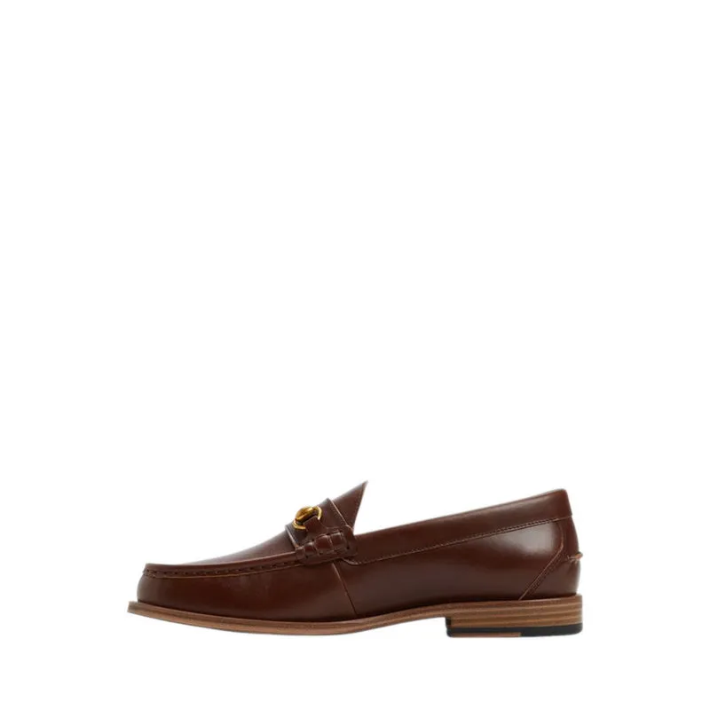 WILDWOODD LOAFERS - MEDIUM BROWN Slip-on With Leather Sole