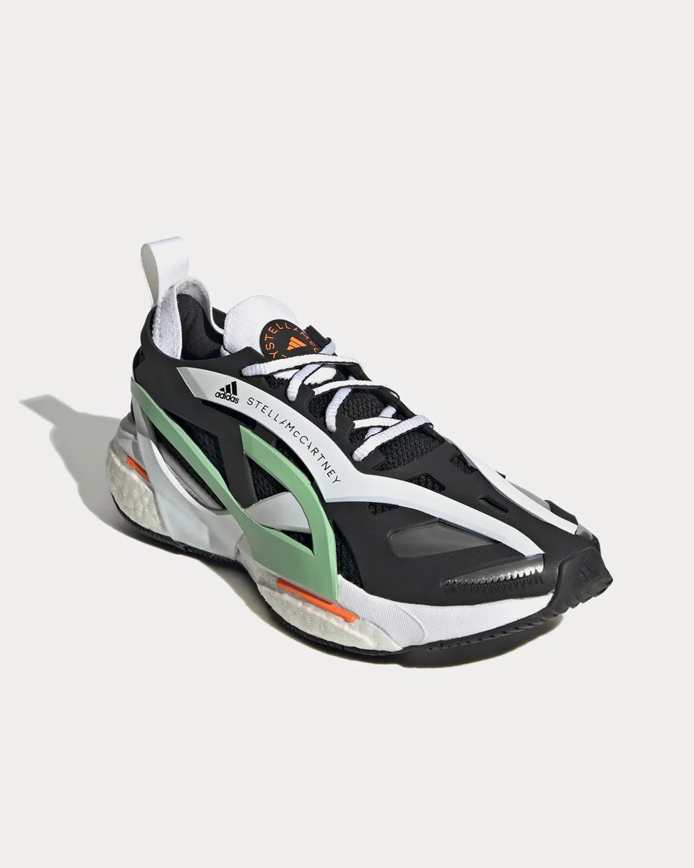 Solarglide Core Black / Cloud White / Bliss Green Running Shoes Adidas Swift Running Shoe