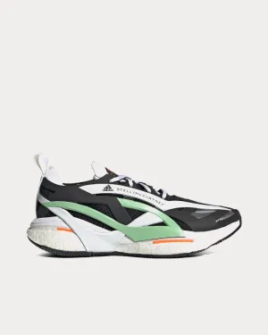 Solarglide Core Black / Cloud White / Bliss Green Running Shoes Adidas Shoes Names List And Pictures