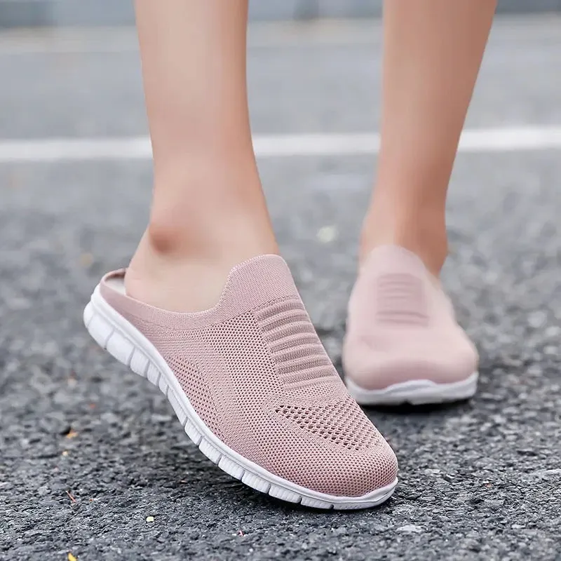 Woman Mules New Casual Half Slippers Best Dress Sneakers