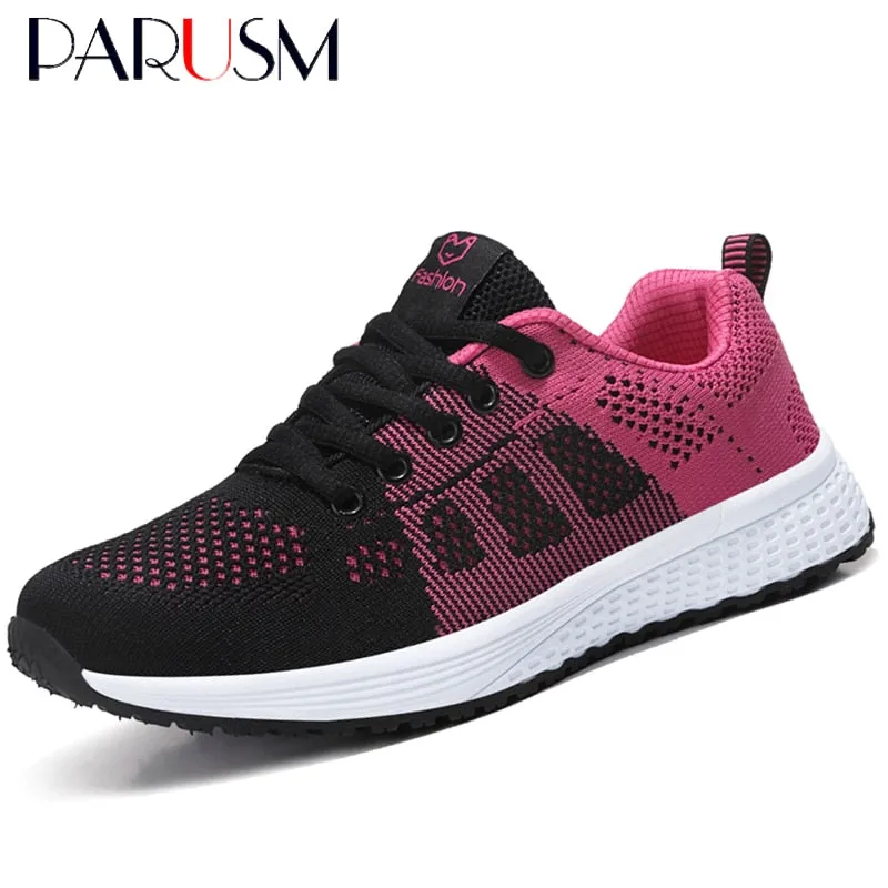 Sparkle Steve Madden Sneakers Women Casual Shoes Fashion Breathable Walking Mesh Lace Up