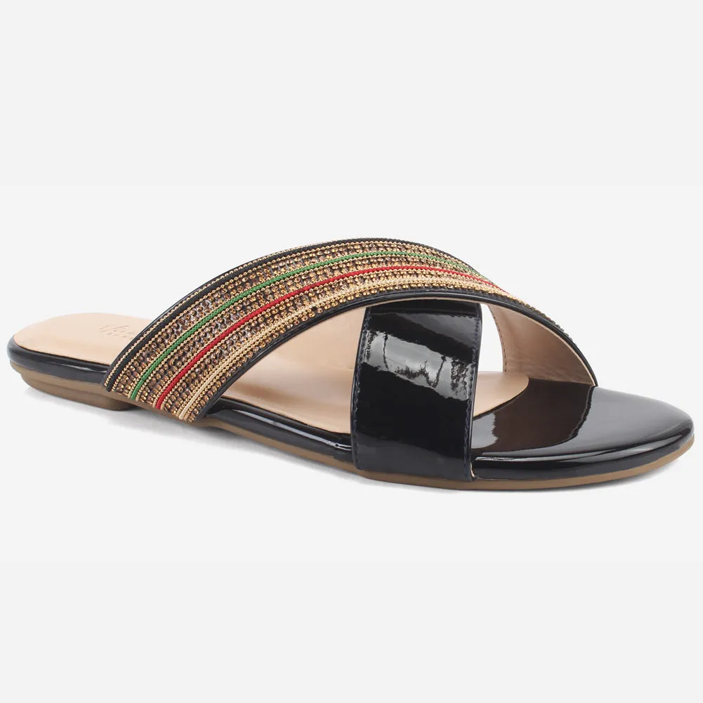 Swords And Slippers Game Women "BRIGITTA" Casual Flat Slippers