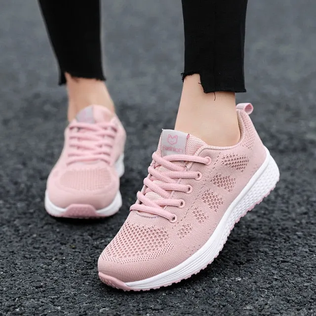 La Gear Sneakers 90s Women Shoes Flats Fashion Casual Sneaker Walking Comfort Lace-Up