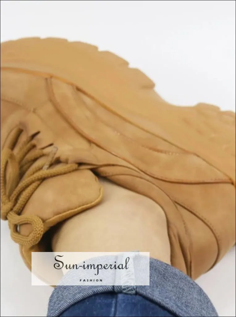 Hi Top Sneakers Women Sneakers Platform Sneakers Chunky Causal Shoes Leather Sports Shoes