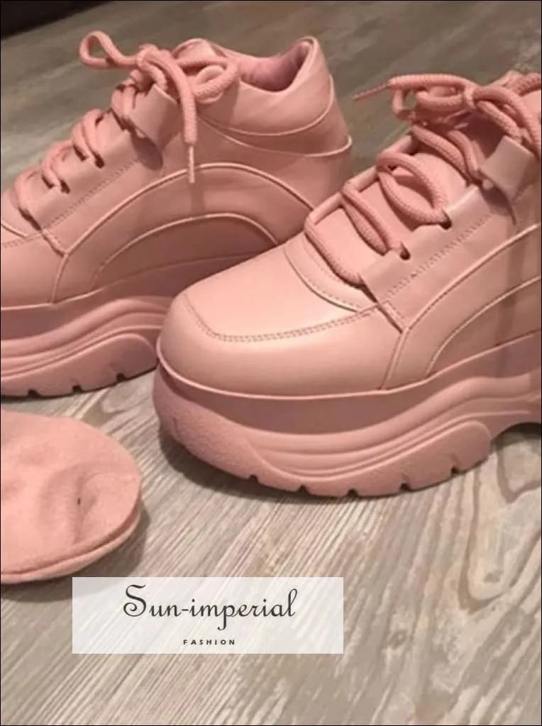 Women Sneakers Platform Sneakers Chunky Causal Shoes Leather Sports Shoes Wirecutter Sneakers