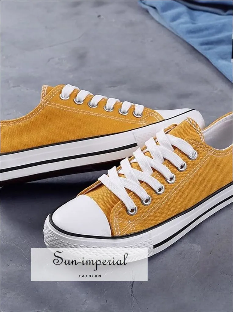 Silver Sneakers United Healthcare Women Solid Shoes Sneakers Lace-up Casual Shoes Breathable Walking Canvas Shoes