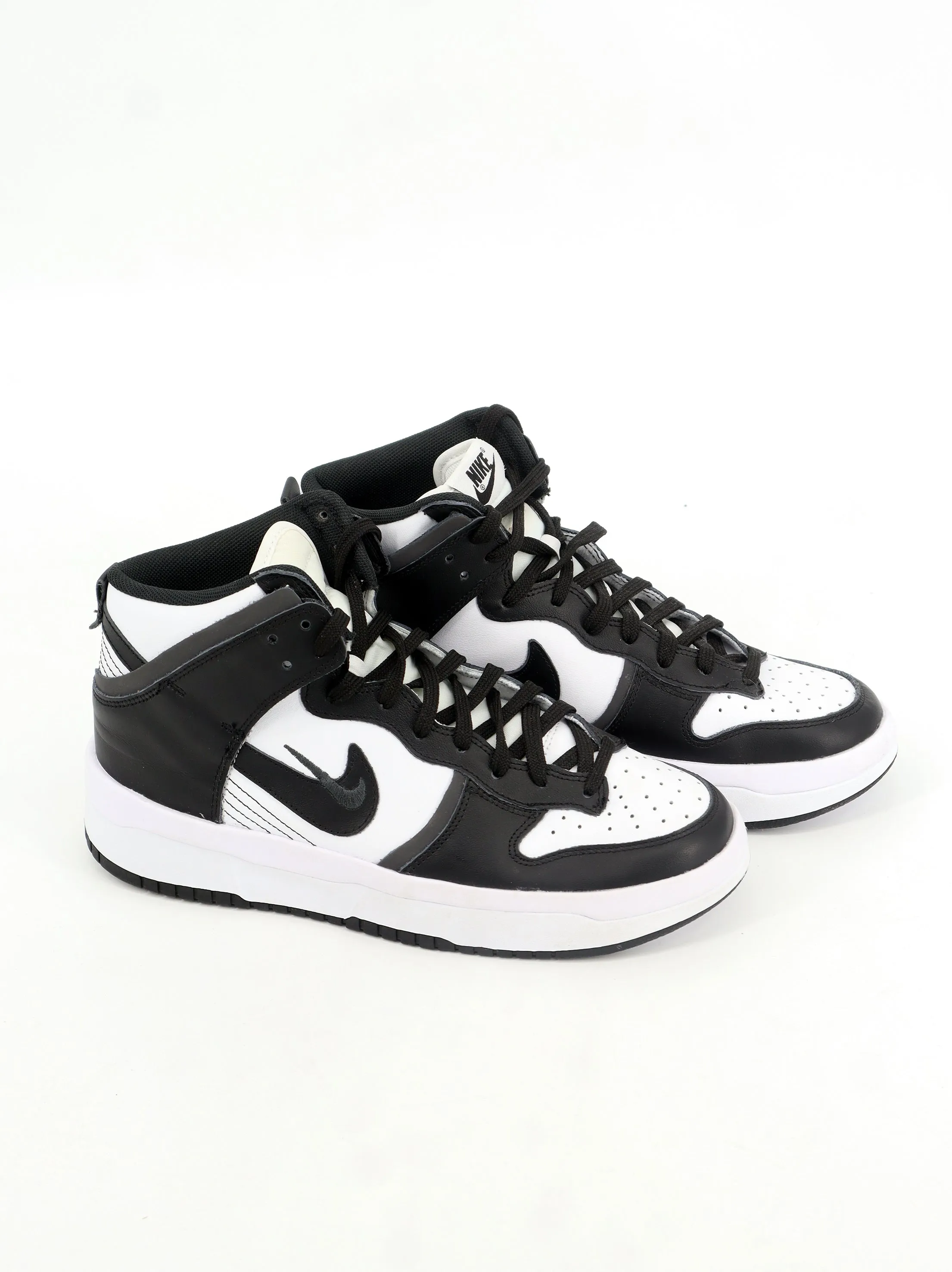 Lacoste Shoes Women's Brand Logo Embroidered High Sneakers,Black/White