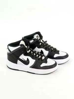 Best Shoes For Nurses With Flat Feet Women's Brand Logo Embroidered High Sneakers,Black/White