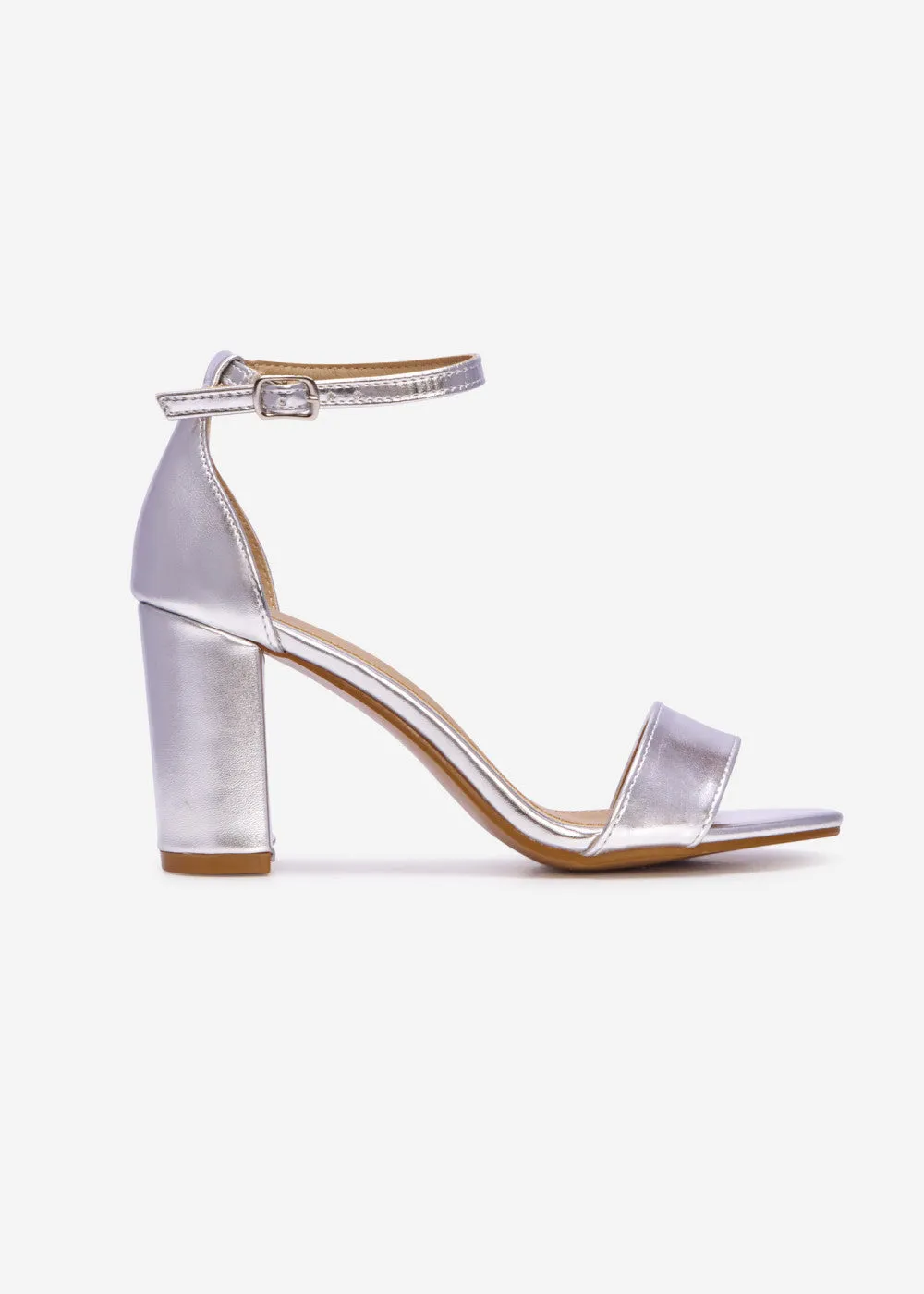 Comfy Slide Sandals Womens Fashion Block Heels Sandals  Silver, Golden, Black, Hook and Loop Closure