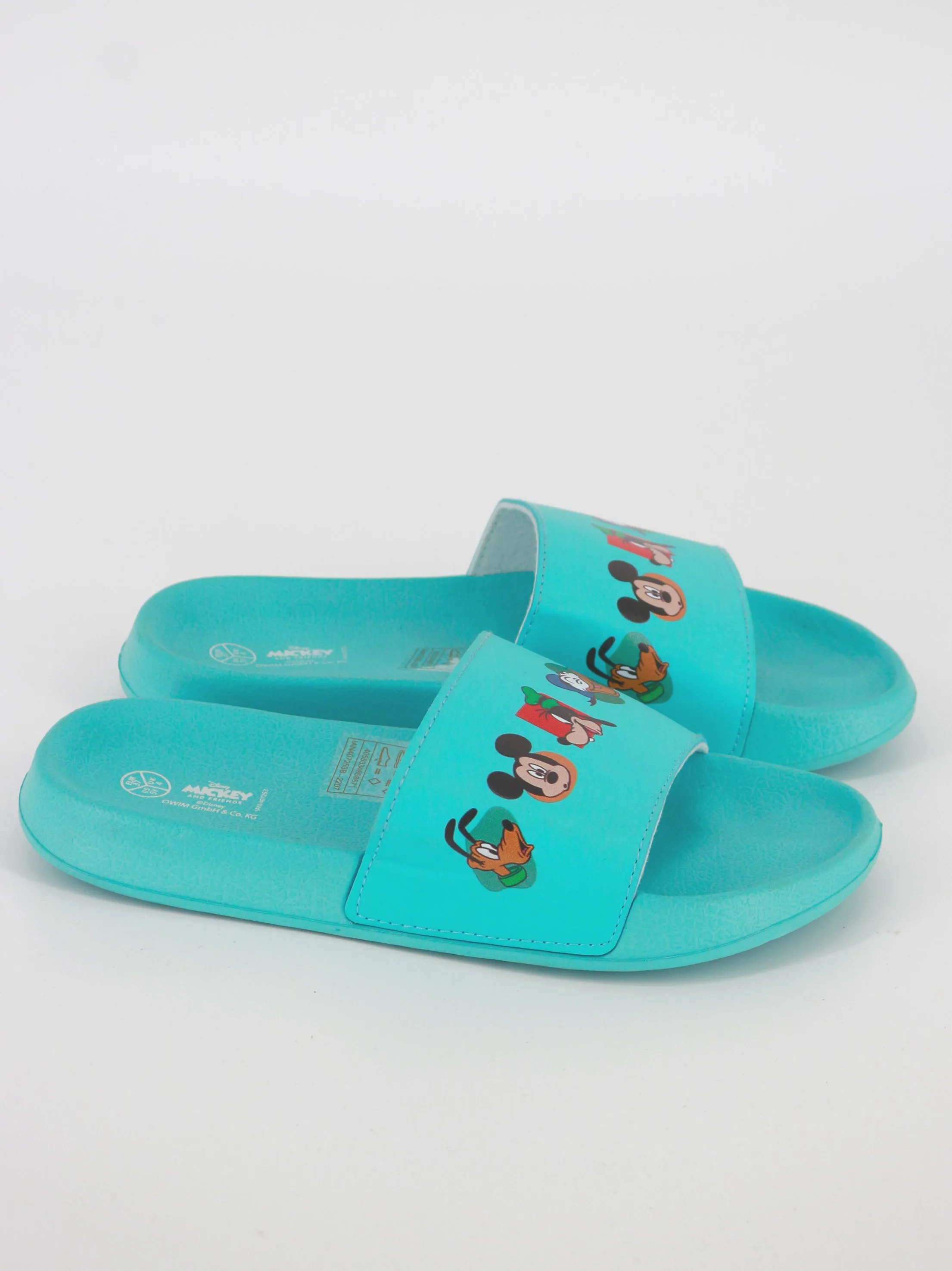 Quilted Slides Women's Graphic Printed Slide Slippers,Blue