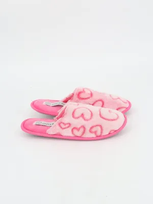 Narwhal Slippers Women's Heart Printed Slippers,Pink