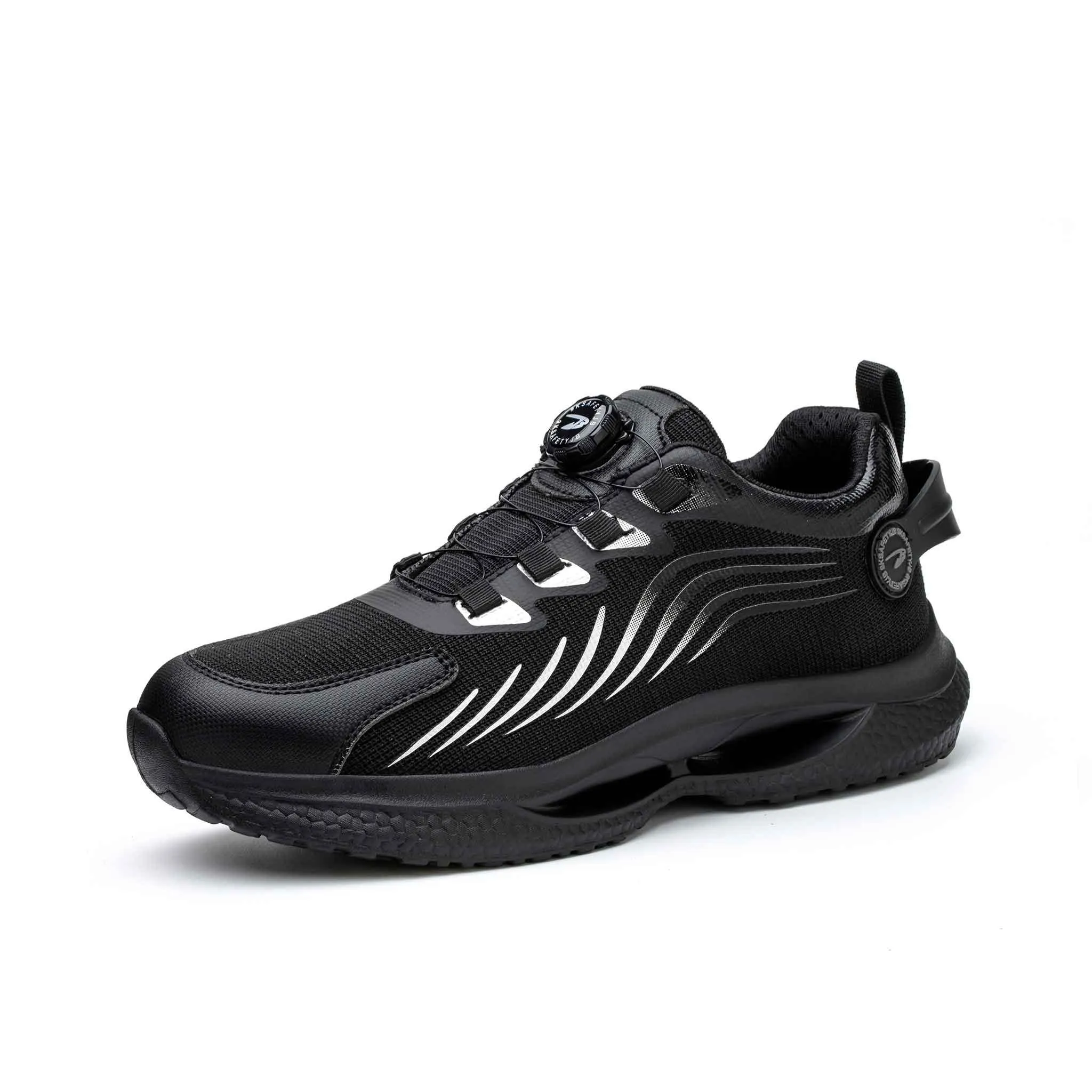 Women's Lightweight Steel Toe Shoes - Knob Lacing System | B253 Oil Slip Resistant Work Boots