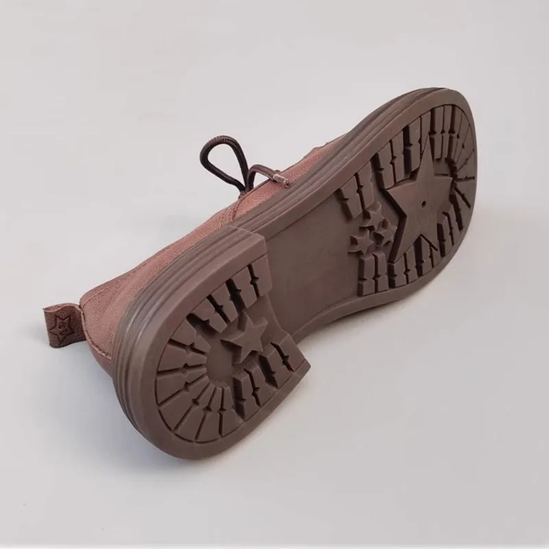 Oxfords Saddle Women's Oxford Derby Shoes Big Toe Lace Up Leather Shoes in Black/Brown