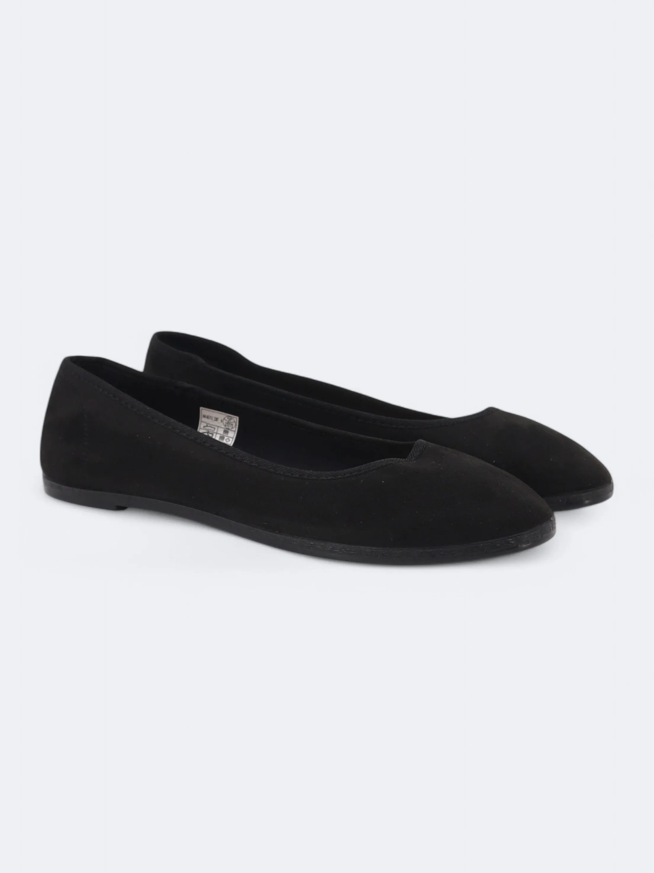 Women's Plain Ballerinas,Black Best Shoes For Flat Feet For Standing