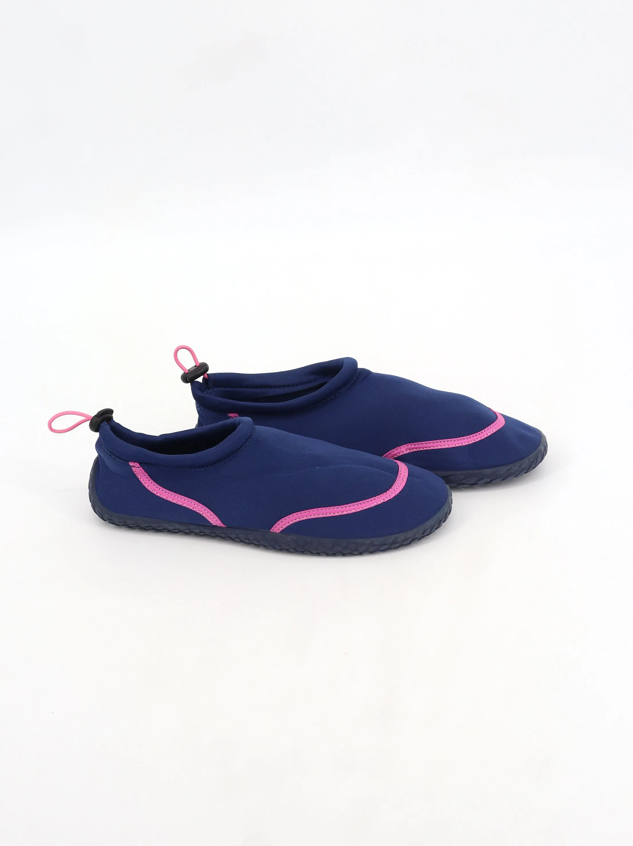 Women's Plain Solid Water Shoes,Navy Macys Slippers