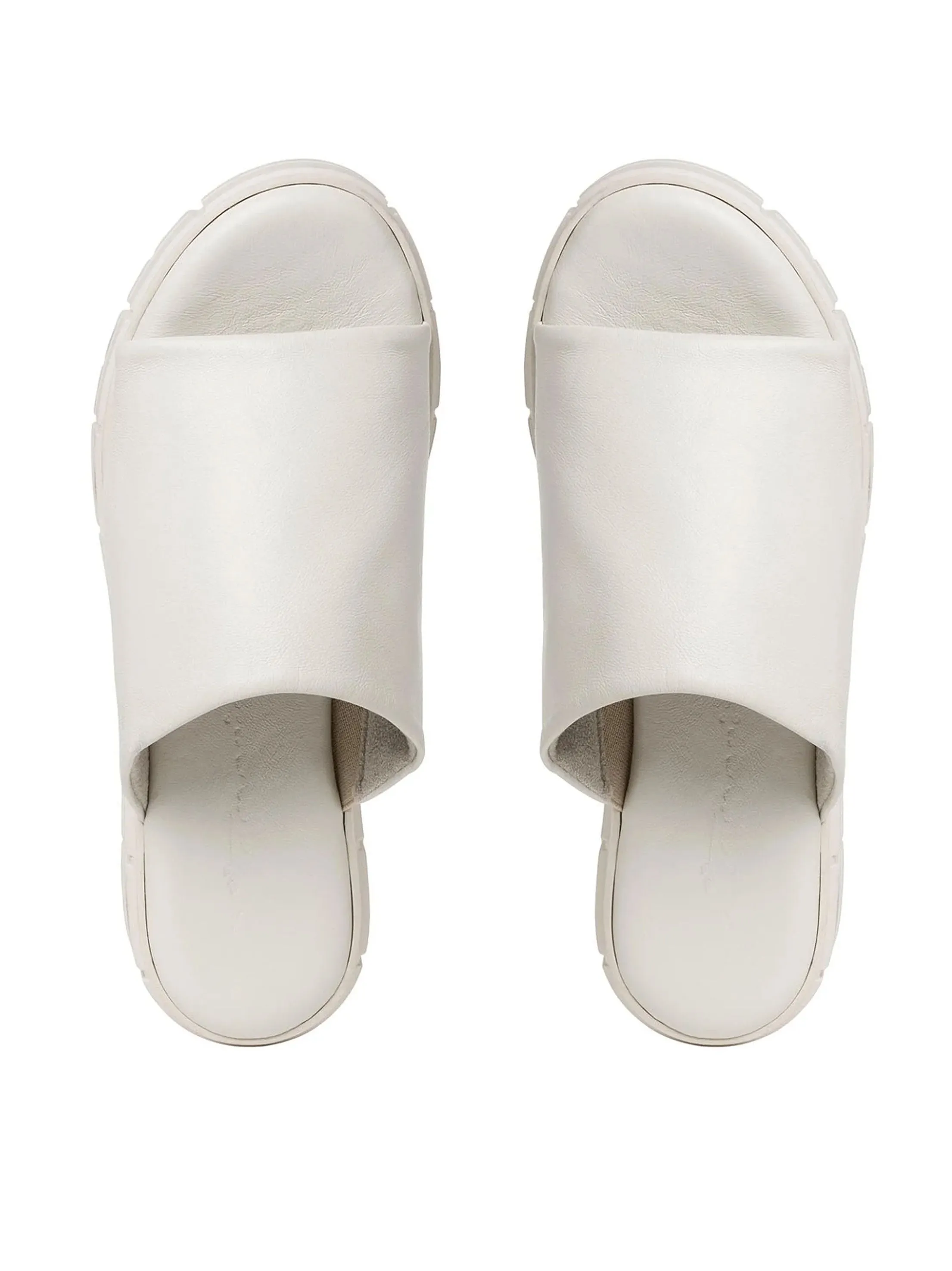 Women's Ribbed Sole Faux Leather Slipper,Beige The Hemp Slippers