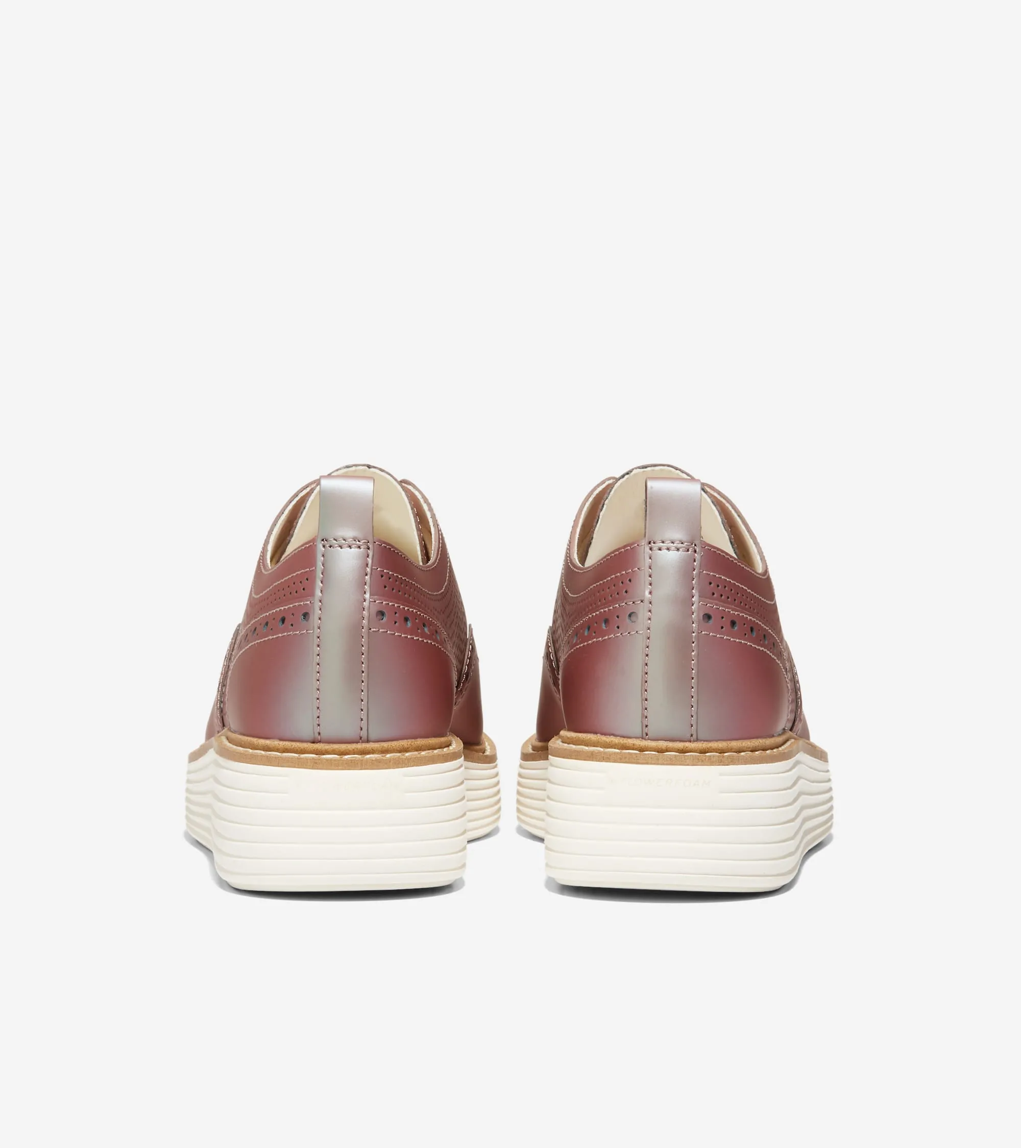 Women's riginalGrand Platform Wingtip Oxfords Shell Cordovan Oxfords