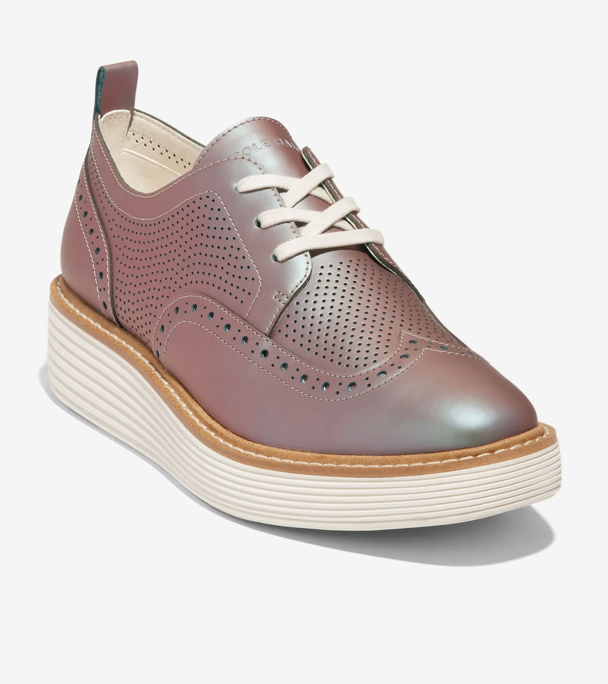 Allen Edmonds Cap Toe Oxfords Women's riginalGrand Platform Wingtip Oxfords