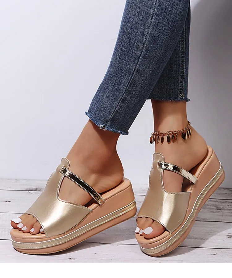 Women's Slip-on Casual Wedge Sandals Bottega Knot Sandals