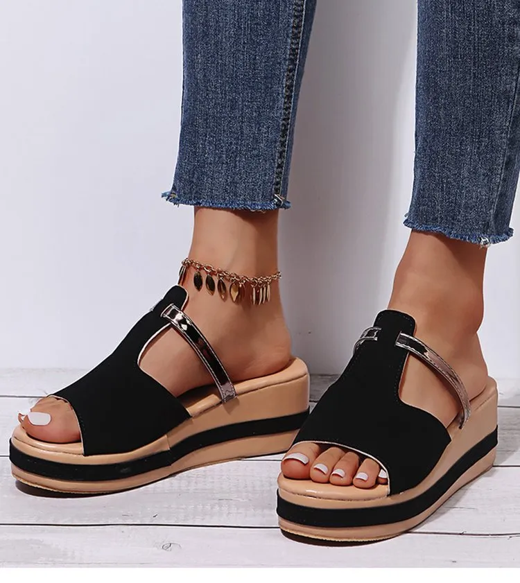Women's Slip-on Casual Wedge Sandals Sandals Grande Antigua Resort