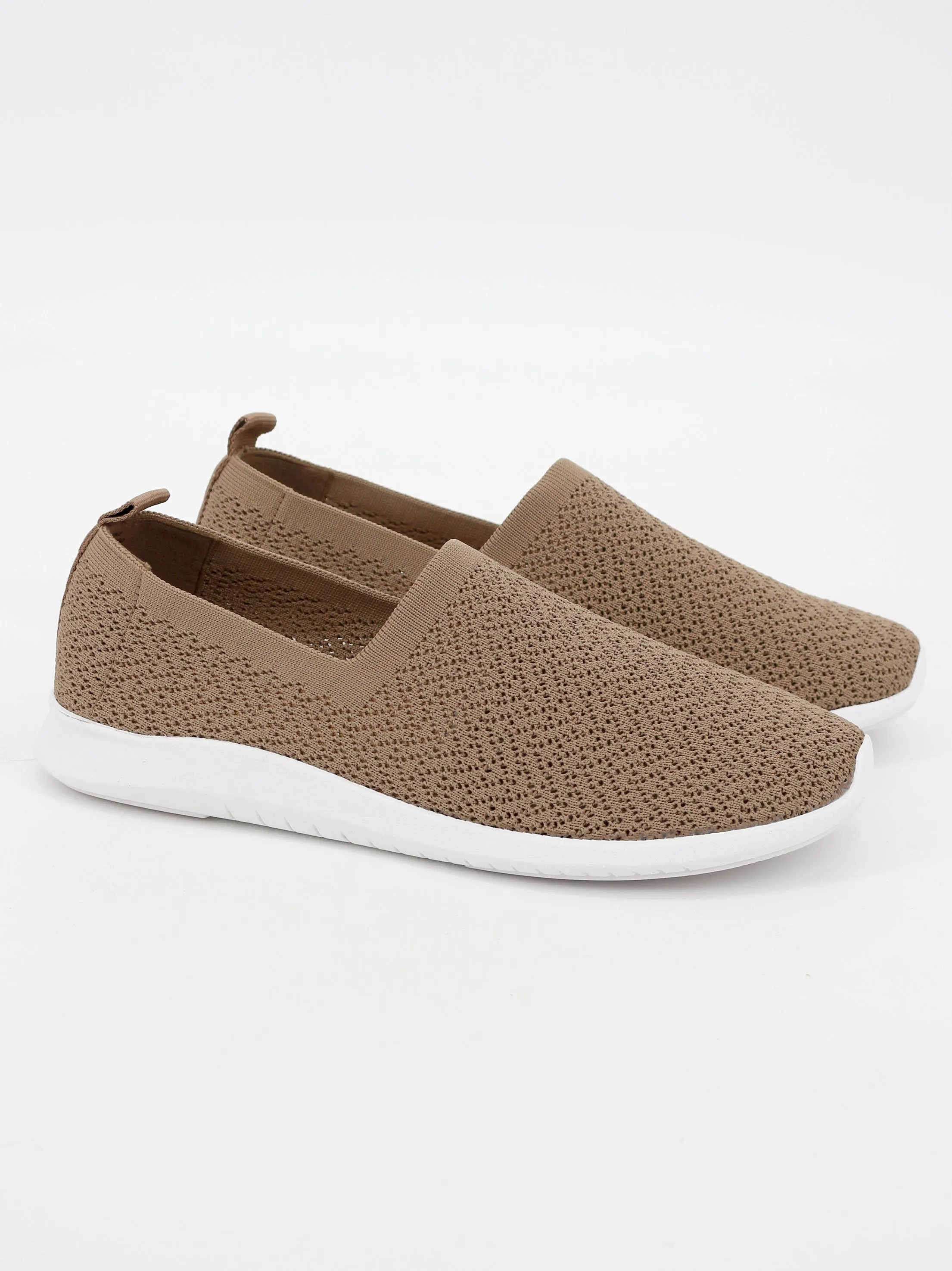 Women's Slip-On Sneakers,Light Brown Best Running Shoe