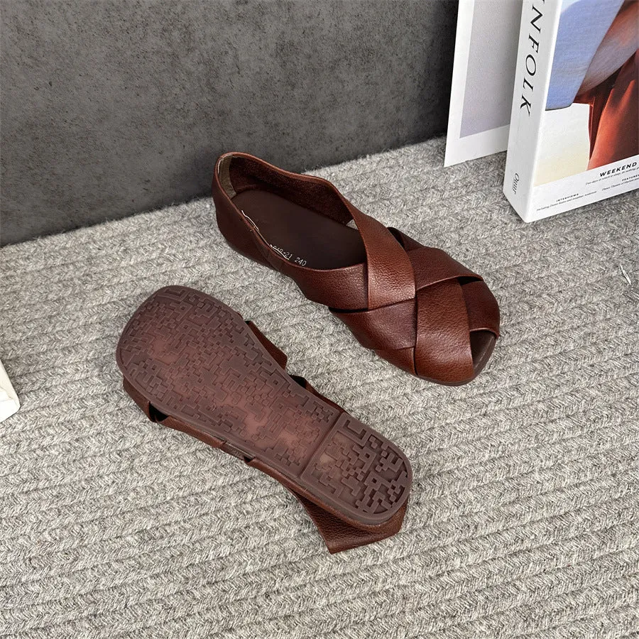 Dansko Sandals Womens Summer Retro Hollow Out Leather Shoes