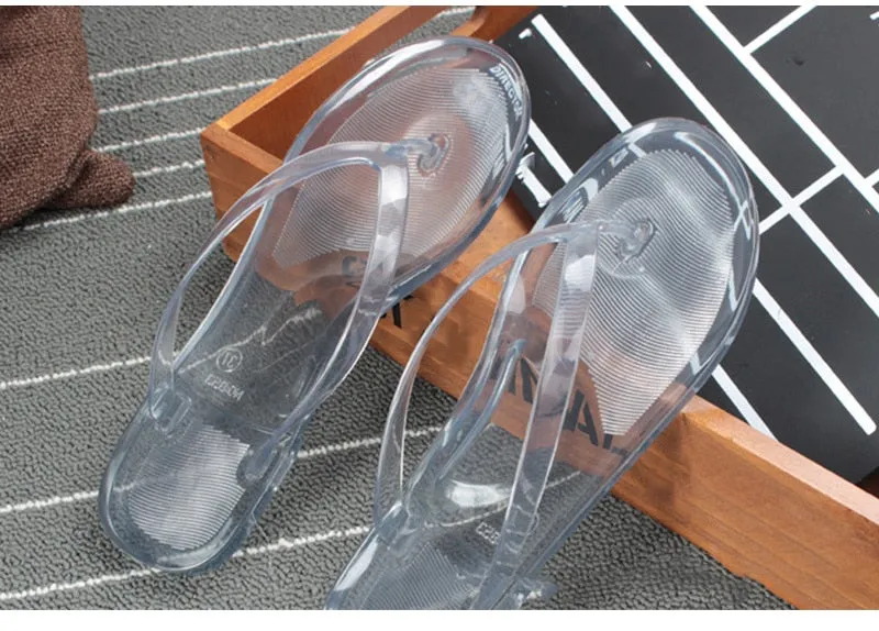 Women's Summer Transparent Beach Flip Flops Alexander Flip Flops