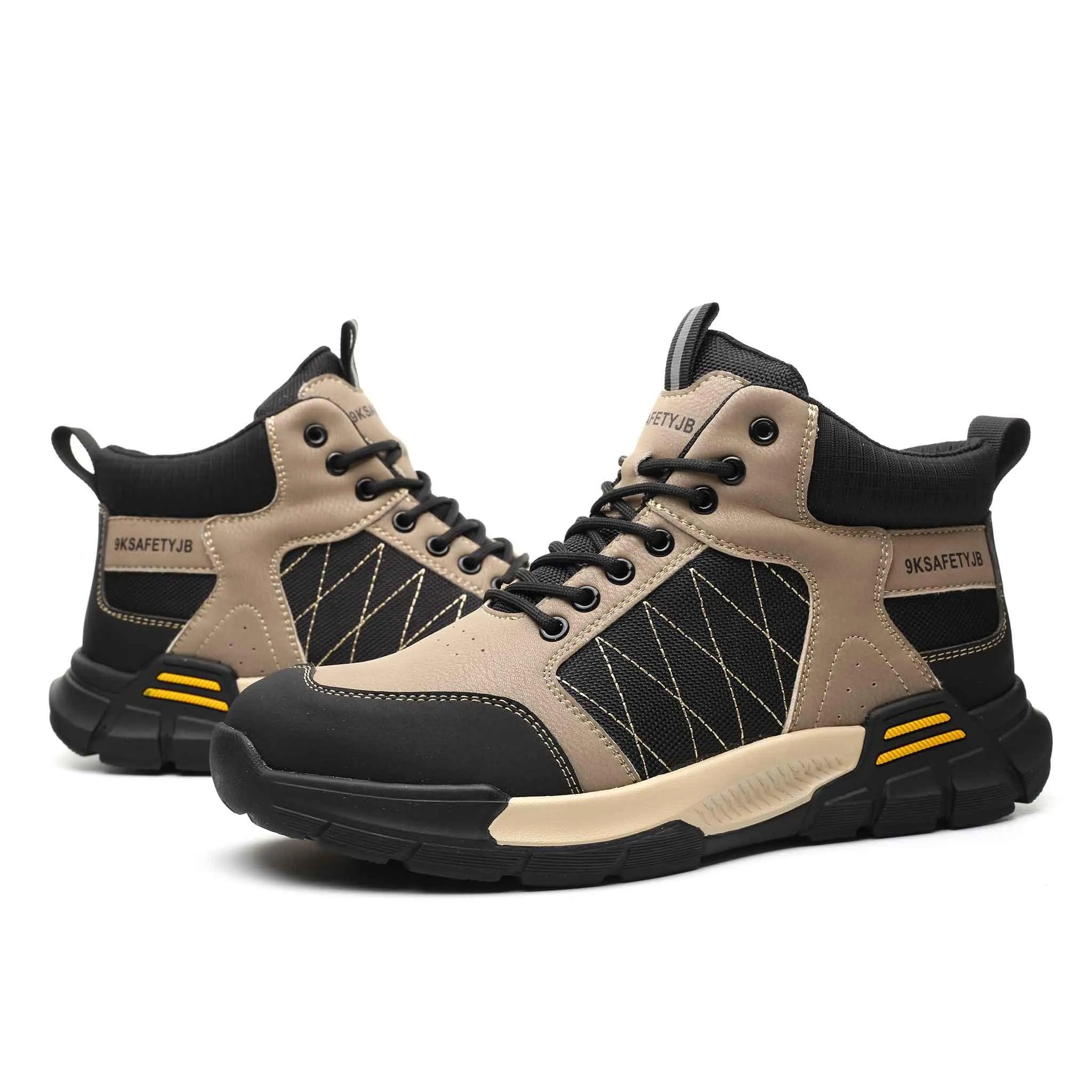 Chemical Resistant Waterproof Work Boots Women's Ultra-Light Steel Toe Boots - Slip Resistant | B277