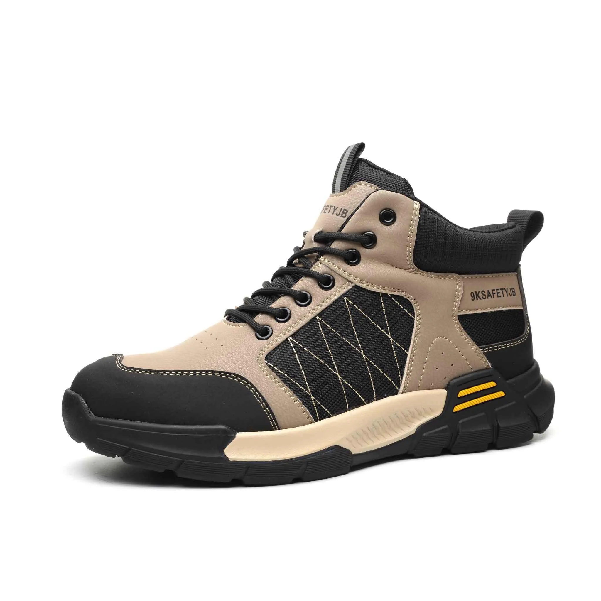 Women's Ultra-Light Steel Toe Boots - Slip Resistant | B277 Most Comfortable Soft Toe Work Boots