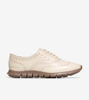 Oxford Dress Shoes Women's ZERGRAND Wingtip Oxfords