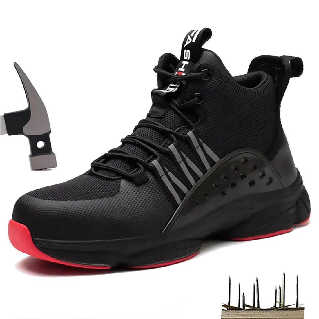 Handyman Work Boots Work Boots Indestructible Safety Shoes Men Steel Toe