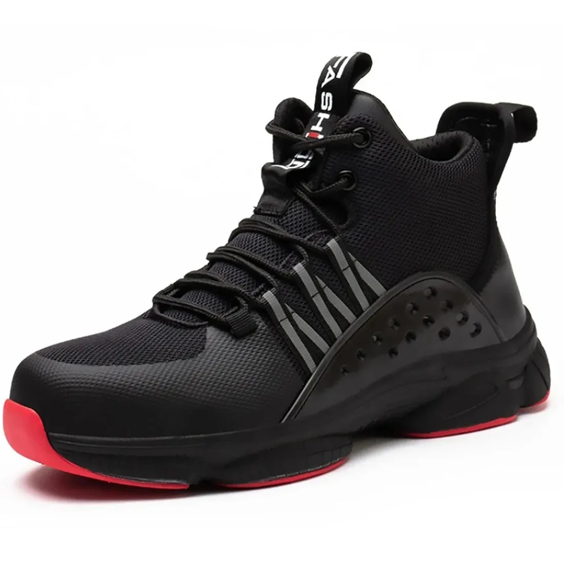 Work Boots Indestructible Safety Shoes Men Steel Toe Fiberglass Work Boots