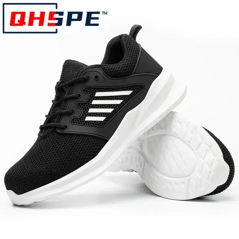 Cheap Rubber Work Boots Work Sneakers Steel Toe Shoes Men Safety Shoes Puncture-Proof Work Shoes Boots Fashion Indestructible Footwear Security