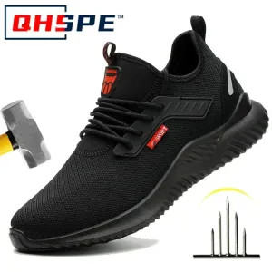 Work Sneakers Steel Toe Shoes Men Safety Shoes Puncture-Proof Work Shoes Boots Fashion Indestructible Footwear Security Best Work Boots With Arch Support